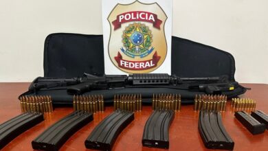 Armamento foi apreendido pela PF está fora de circulação/fotos: Assessoria de comunicação da Polícia Federal em Redenção